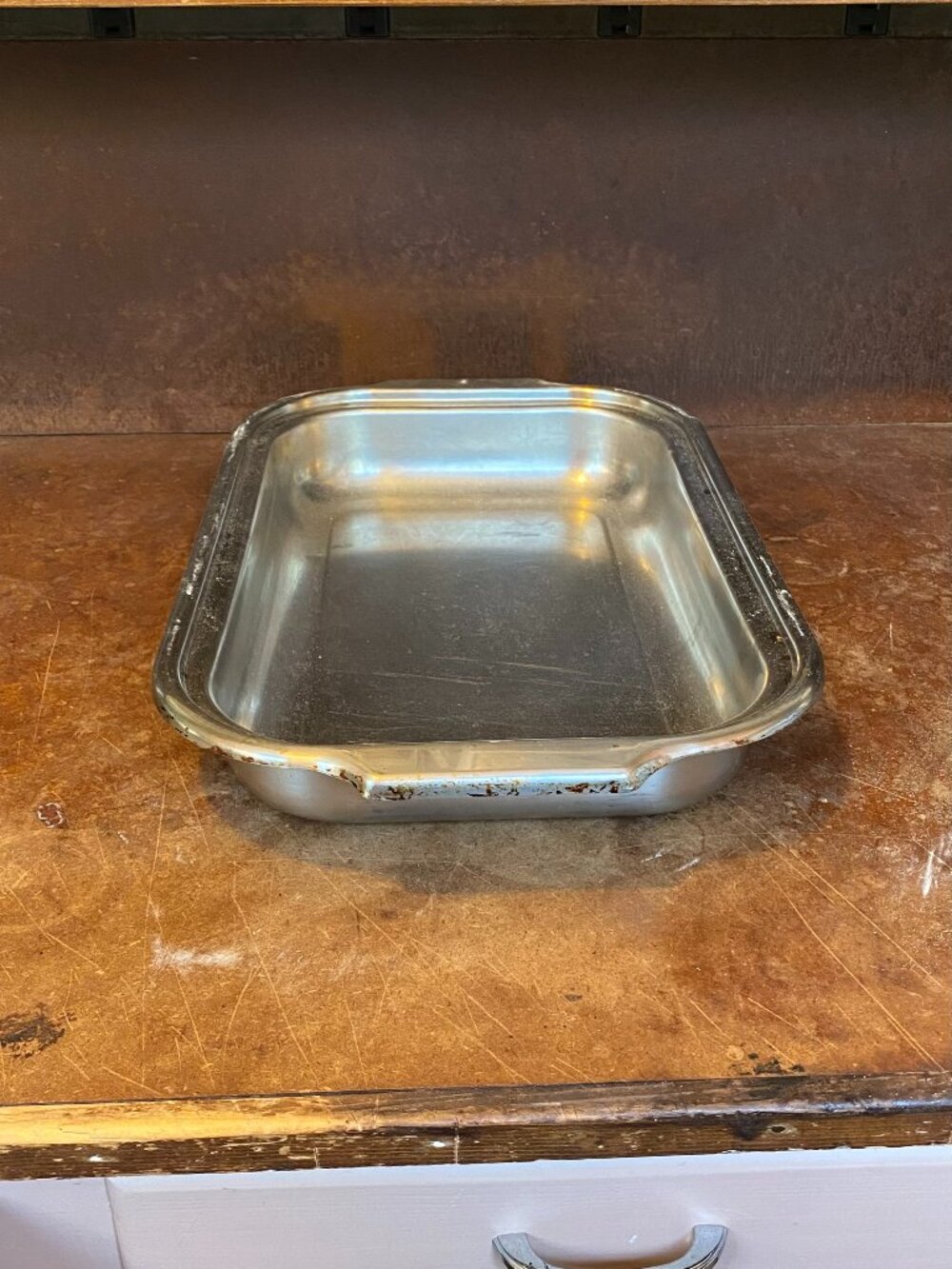 Vintage Farberware Stainless Steel Oven Roasting Pan Heavy Duty Thanksgiving